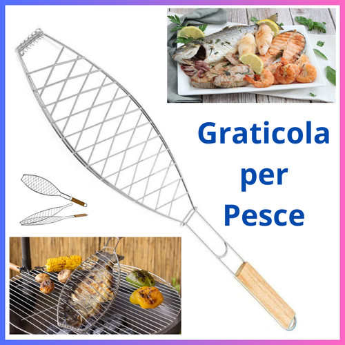 Graticola pesce griglia - , per